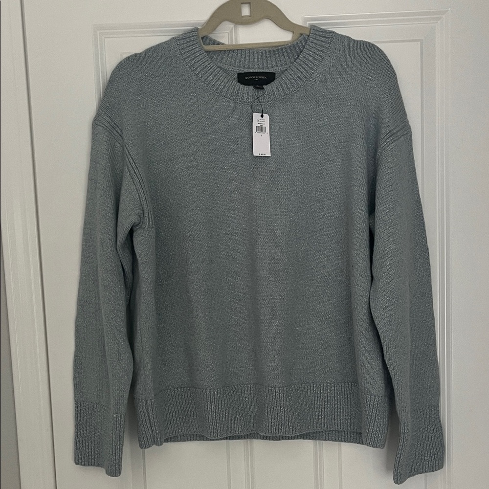Banana Republic Men's Crewneck Sweater in Gray